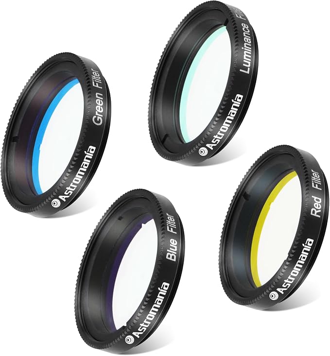 Astromania Deluxe Telescope LRGB 1.25 Inch Filter Set