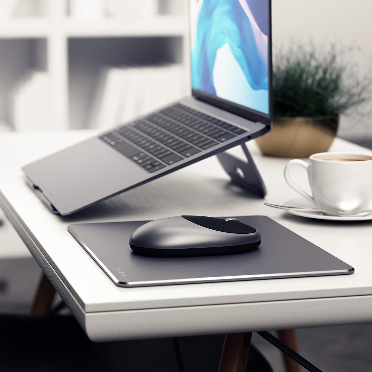 Satechi M1 Wireless Bluetooth Mouse, USB-C Rechargeable, Space Gray