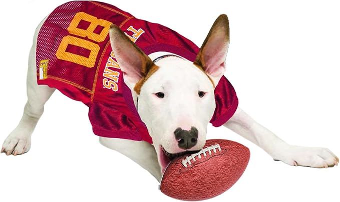 Pets First NCAA College USC Trojans Mesh Jersey for DOGS & CATS, XX-Large. Licensed Dog Jersey with your Favorite Football/Basketball College Team
