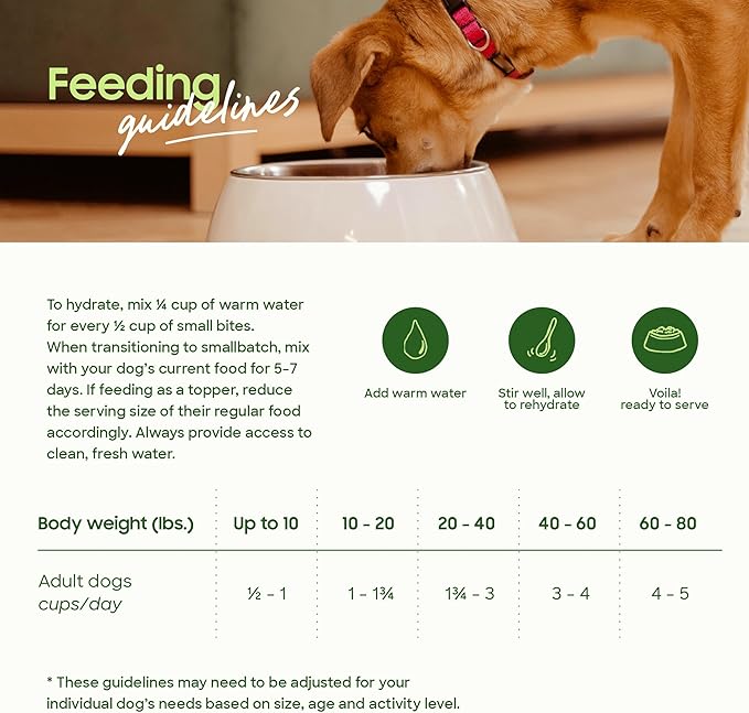 smallbatch Freeze Dried Dog Food – Lamb Recipe, Grain Free, Organic Produce – Grass Fed Lamb Hearts & Organs – High Protein Meal or Topper – Complete & Balanced Nutrition – 19 oz, Made in USA