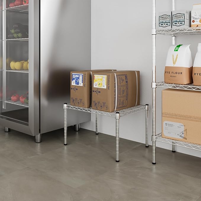 18" Deep x 24" Wide x 14" Height Wire Shelving Kit | 1-Tier | NSF Commercial Storage Rack Unit