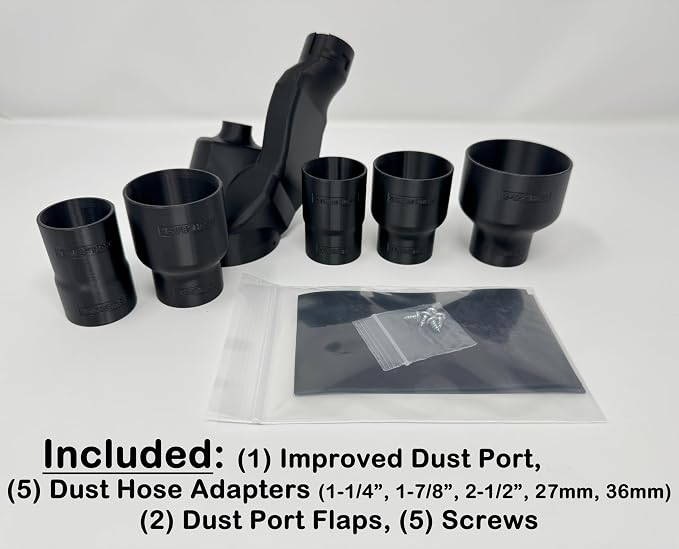 Improved Dust Collection Port for DeWalt DWS779 & DWS780 Miter Saws