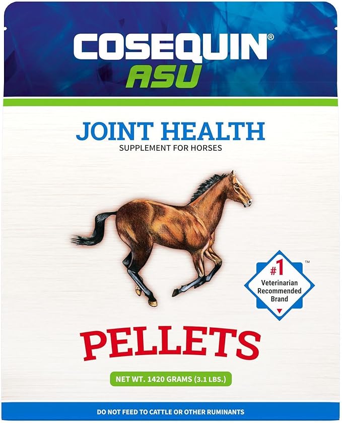 Nutramax Cosequin ASU Pellets Joint Health Supplement for Horses - Pellets with Glucosamine and Chondroitin, 1420 Grams