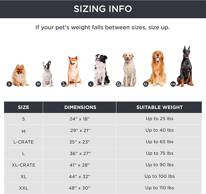 Bedsure Washable Dog Bed for Extra Large Dogs, Soft Foam Floor Pet Mat, Lightweight Travel Flat Puppy Mattress for Indoor Pet