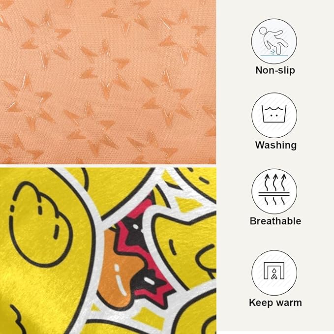 Rubber Duck Star Pet Bed Cute Dog Bed Mat Absorbing Non Slip Pad Pet Sleeping Mat for Small, Medium, and Large Dogs Puppy Cat 24 in x 18 in