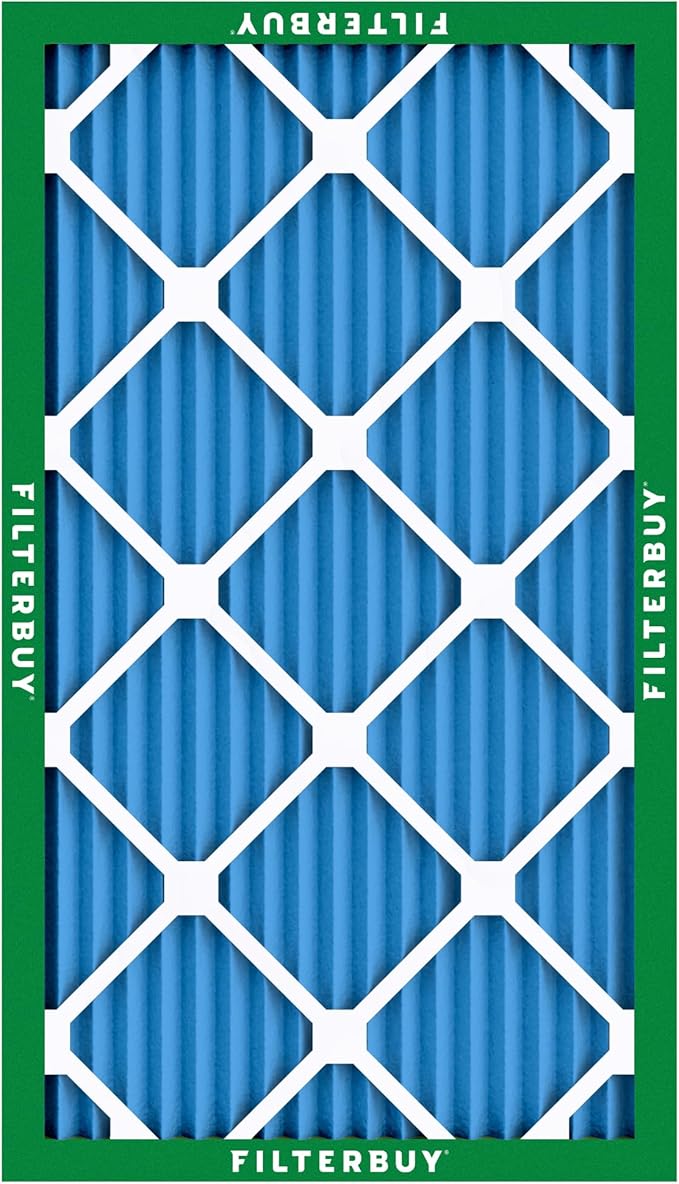 Filterbuy 14x30x1 Air Filter MERV 13 Optimal Smoke & Allergy Defense,