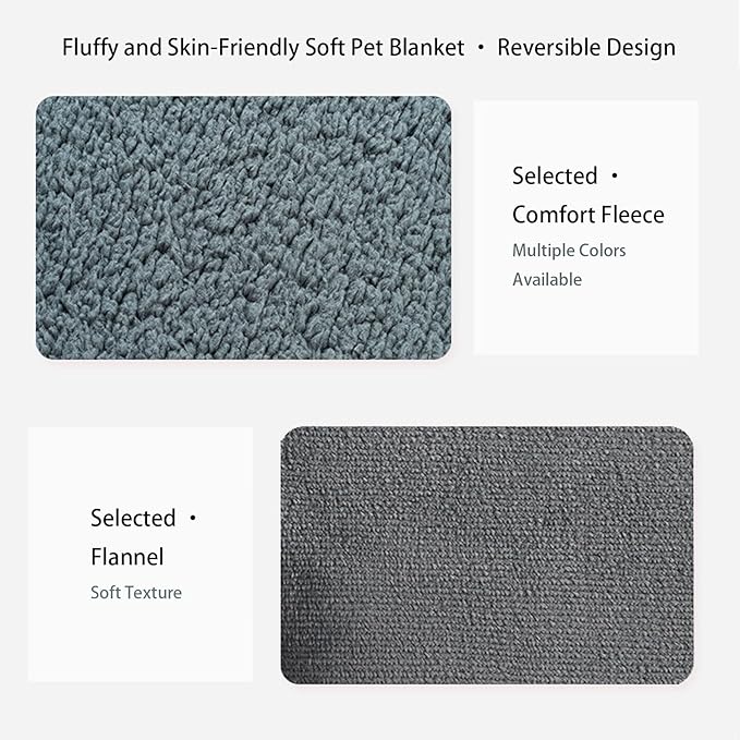 Waterproof Pet Blanket, Lovers Blanket Reversible Plush Sherpa Fleece Furniture Protector for Sofa, Bed & Couch, Liquid & Pee Proof Dog Blanket Cover for Dogs Cats Lovers Couples (Brown, XL(57"x85"))
