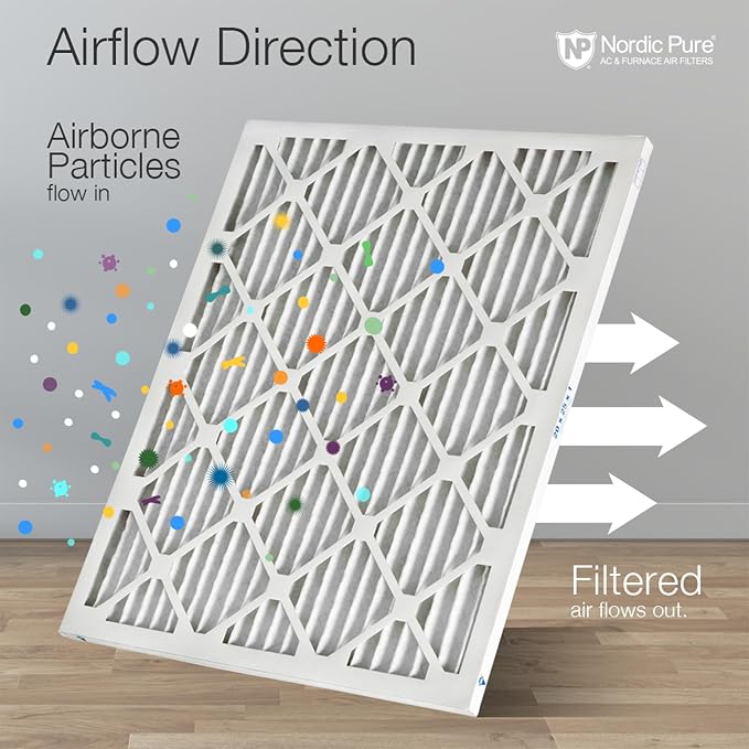 Nordic Pure 14x30x1 Pleated MERV 13 Air Filters 6 Pack