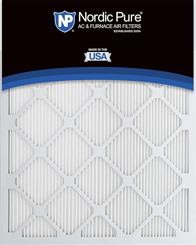 Nordic Pure 20x25x1 Tru Mini Pleat MERV 13 AC Furnace Air Filters – 2.5X More