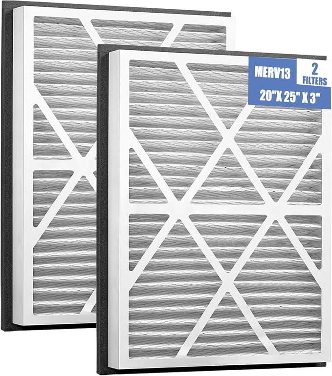 2 Pack 20''x25''x3'' Air Filter Replacement fo Compatible