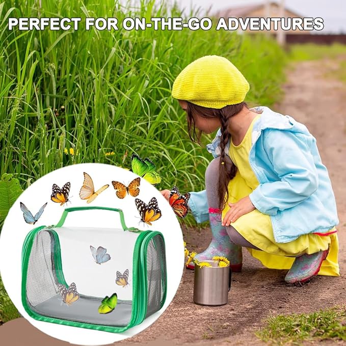 Portable Small Pet Carrier Bag – Travel Bird Cage for Parrots, Parakeets, Cockatiels, Hamsters, Lizard and Vet Visit with Shoulder Straps & Side Access (Excludes tray and stand, Green, 10.2*7.5*7.6in)