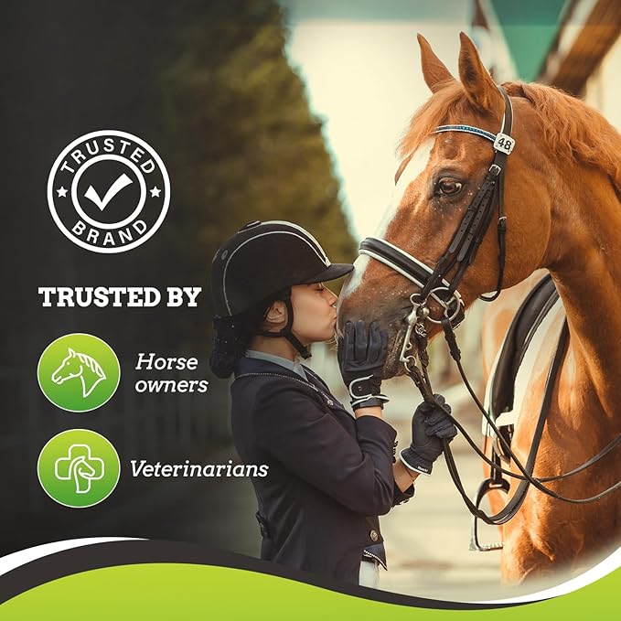 SynNutra Equine SynChill 100% Natural & Nutritional Supplement, Lab Proven Results, Designed for Focus & Performance, Approved by Olympians and Veterinarians, Daily Pellets -30 Servings, Made in USA