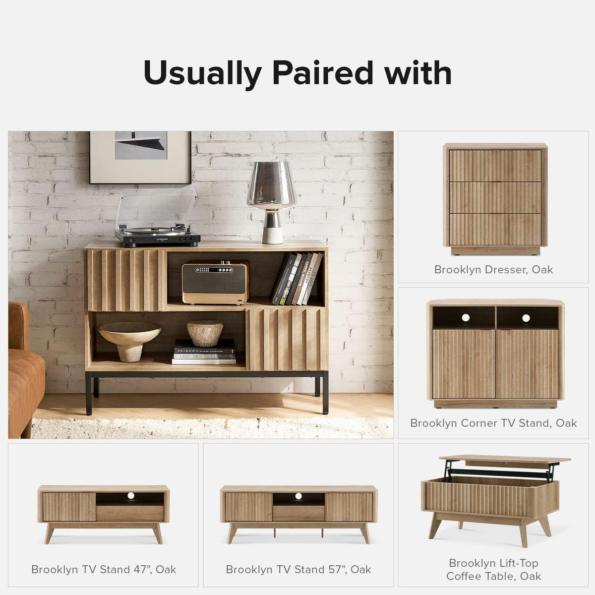 mopio Norwin Sofa Table, Entryway Table, TV Stand (Single)