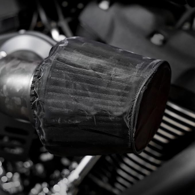HDBUBALUS Motorcycle Air Filter Rain Sock Dustproof Protective Cover Fit