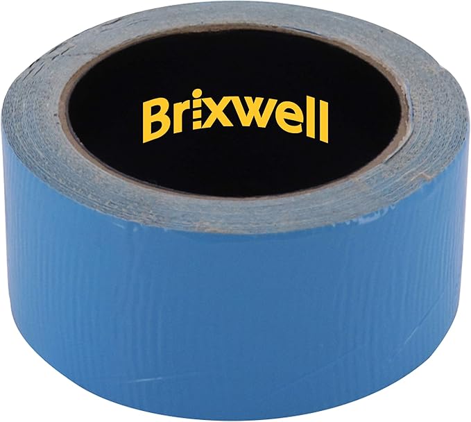 Brixwell 6 Rolls - Blue Double Coated Carpet Tape 2 Inch x 12 Yard Made in The USA
