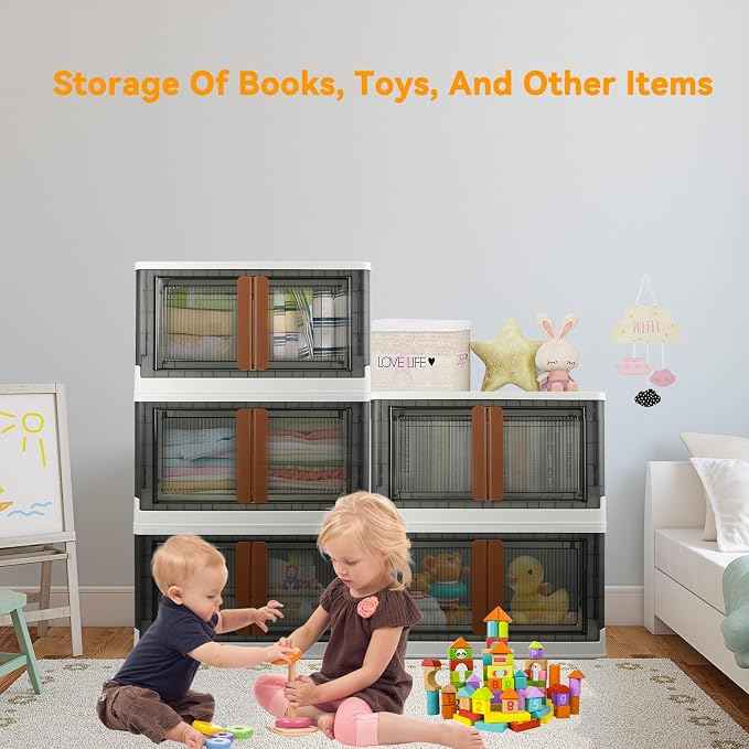 Storage Bin, Cabinet with Lids, Extra Large, Useful Box, 19 Gallon Capacity