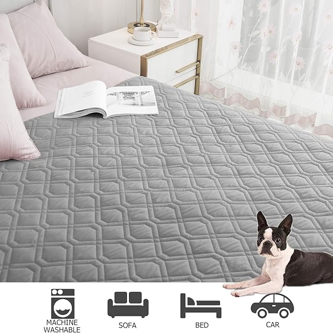 Waterproof Dog Bed Cover,Pet Blanket for Couch Furniture Bed Sofa,Reversible Soft Protector,Washable Covers