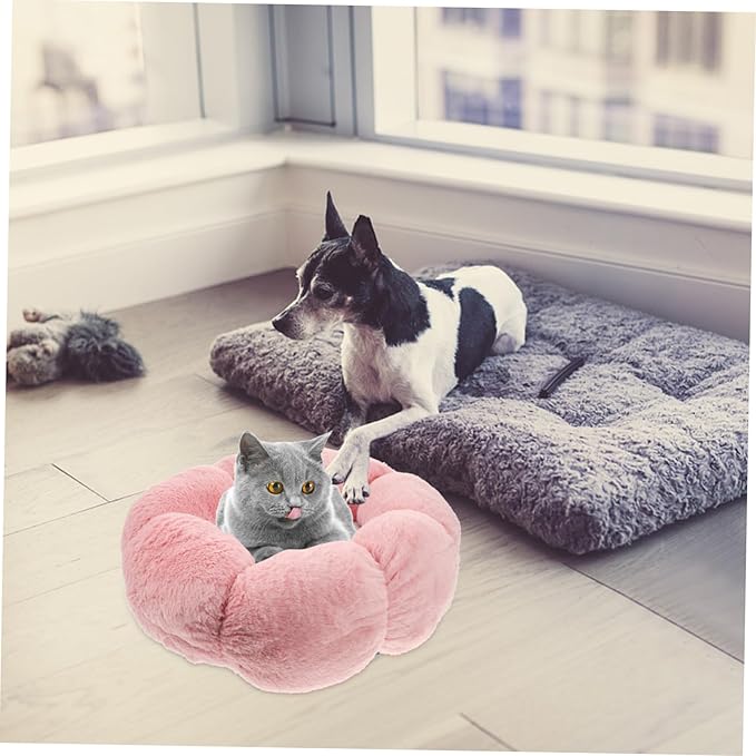 YARNOW Flower Dog Bed Cat Beds Furniture Pet Sleeping Cushion Rest Supply Small Pet Nest
