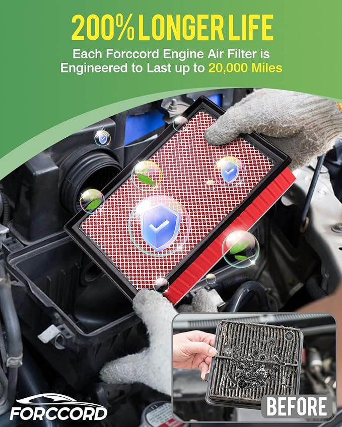 Cabin Air Filter and Engine Air Filter Fits
