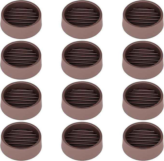 Non Slip Furniture Pads, 1.5” Round Rubber Caster Cups, Anti-Slip Gripper