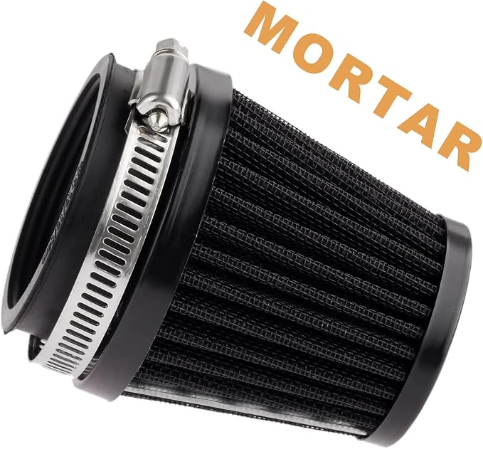 Mtsooning Air Intake Filter Pod, 54mm/2.12" Tapered Clamp-on Breather, Inlet