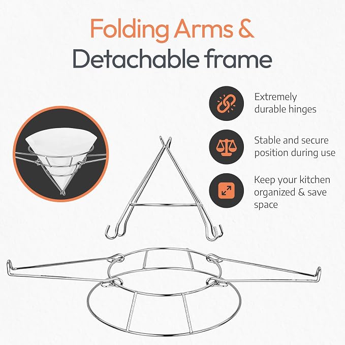 Cleaner Syrup, Better Filtration – Stainless Steel Cone Filter Holder