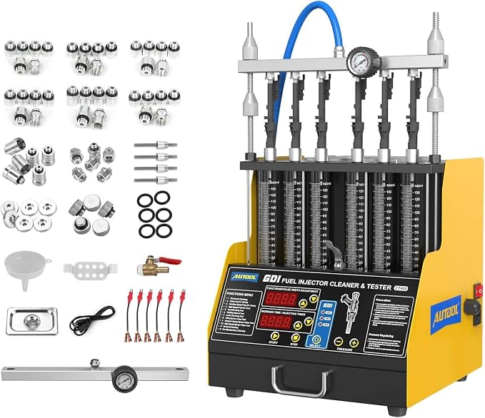 AUTOOL GDI Fuel Injector Cleaner & Tester 110V Ultrasonic Wave Fuel Injection