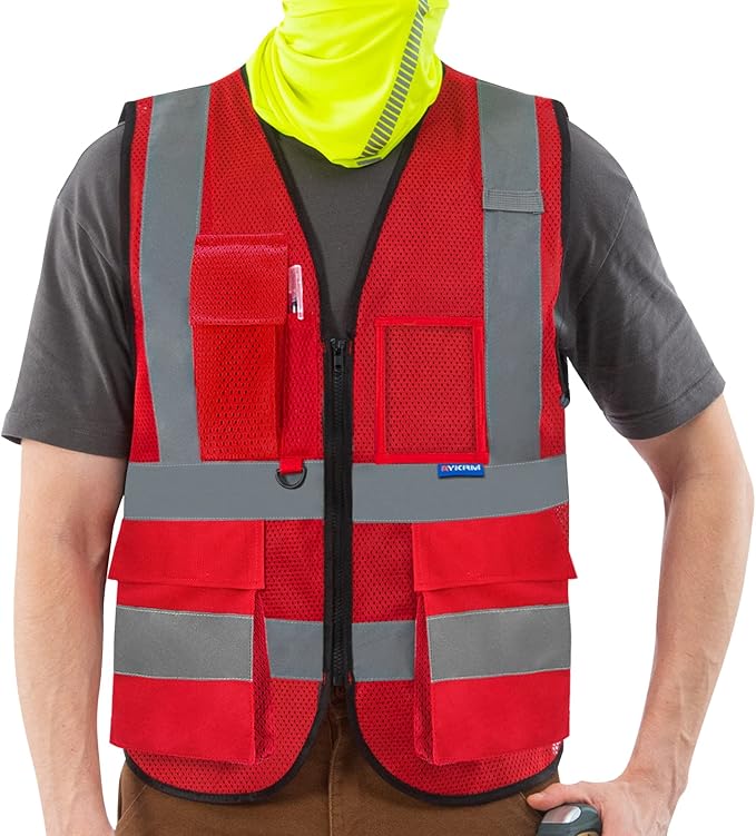 A-SAFETY Small class 2 vests colored