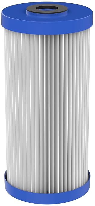 Pentair Pentek R50-BB Big Blue Sediment Water Filter, Whole House Pleated