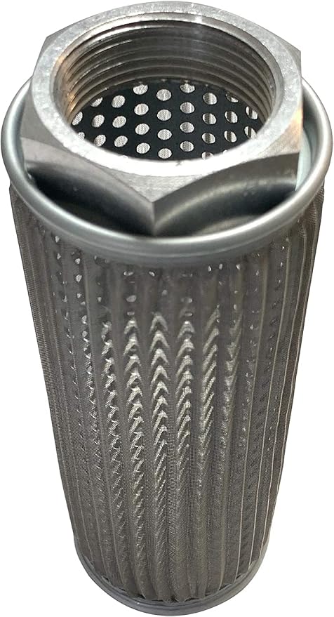 Air filter for regenerative blowers | Metal mesh | 2" Female Connection |