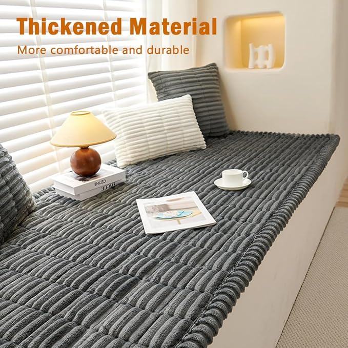 pawstrip Pet Couch Covers for Sofa Washable Dog Couch Cover Protector Anti-Slip Dog Blanket for Couches Fuzzy Couch Cushion Covers Soft Pet Sofa Cover for Furniture Plush Dog Couch Mat