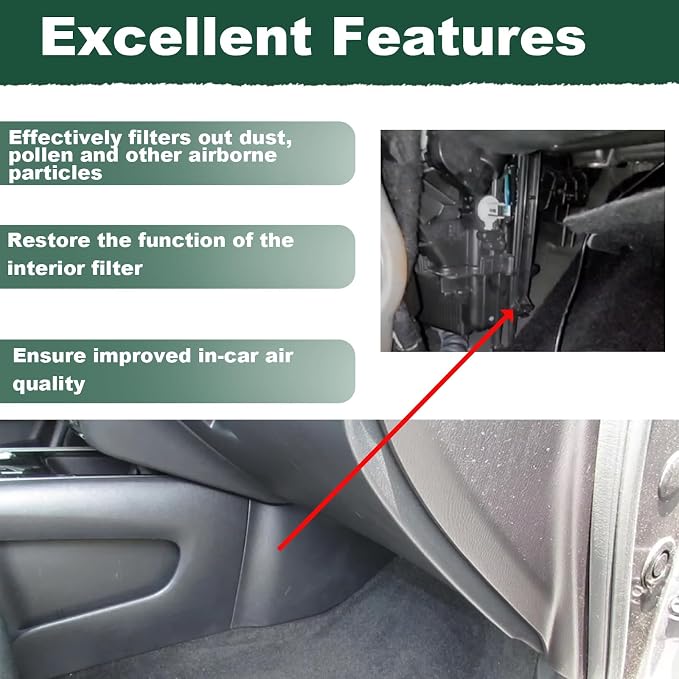 68223045AB Cabin Air Filter Cover Compatible