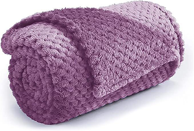 Pet Blanket Warm Soft Dog Blankets Washable Cat Throw Blankets Sofa Bed Couch Furniture Protector Cover for Small Medium Large Dogs Cats, Pink, 24" x 31"