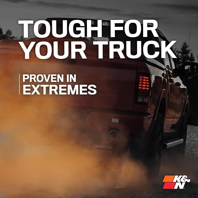 K&N High-Flow Original Lifetime Engine Air Filter: Increase Power: Premium