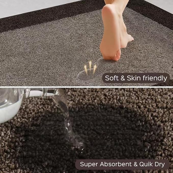 Washable Area Rug 36" x 36", Non Slip Kitchen Rug