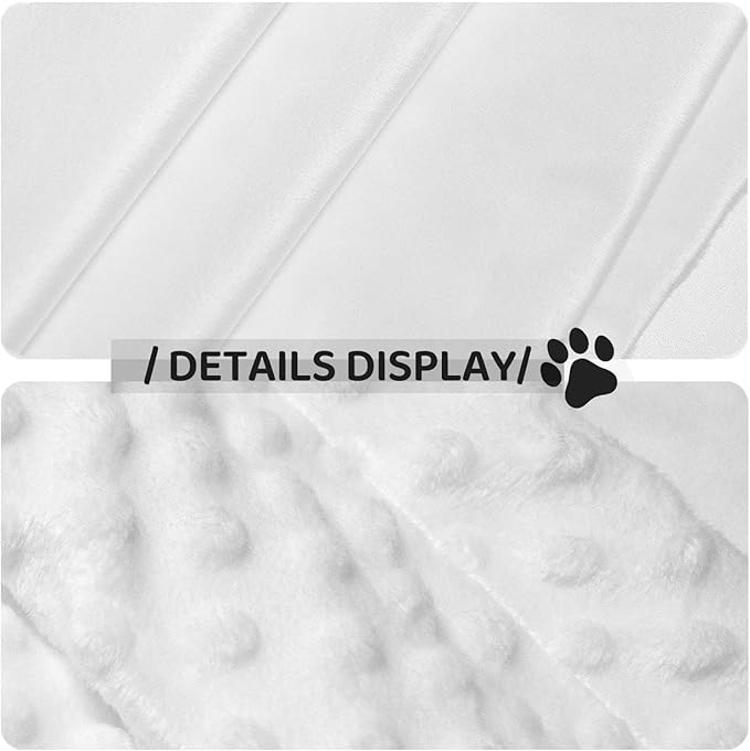 Double Sided Plush Pet Blanket with Cozy Dot Texture and Smooth Reverse, Abstract Yellow Sunflower, Reversible Throw for Dogs Cats on Couches Beds Crates