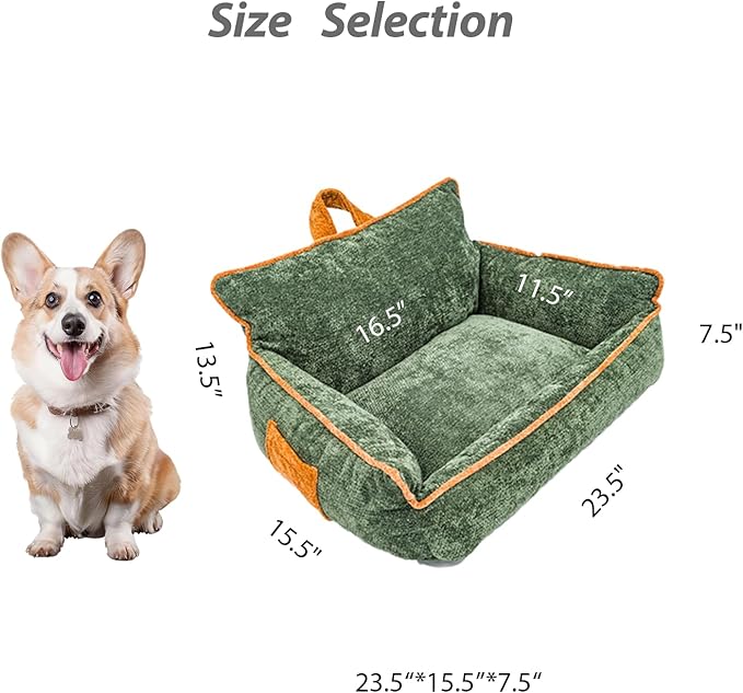 Dog Bed Medium Size Dog,Memory Foam Dog Bed,Medium Bed Dog,Dog Sofa Bed Warm and Comfortable,M(23.5"x15.5"x13.5")