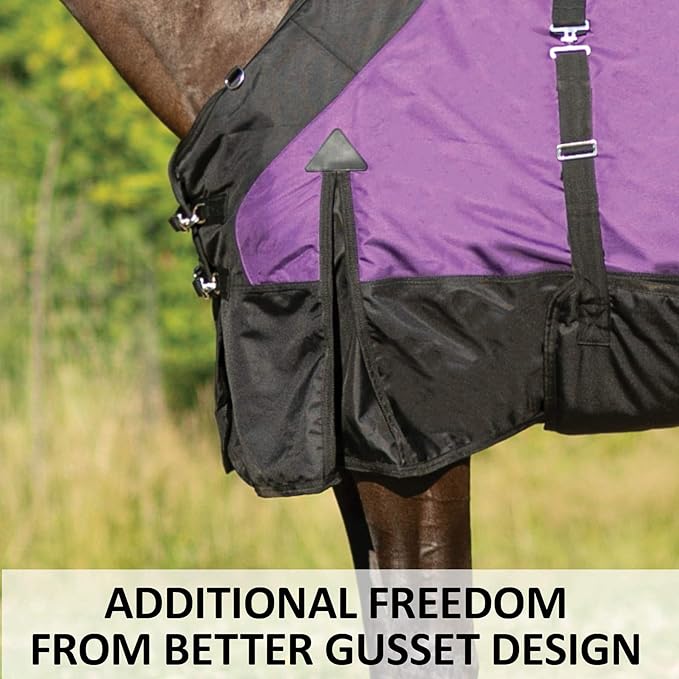 STORM SHIELD Contour Collar Classic II Horse Turnout Blanket | Bellyband Closure | Horse Blankets for Winter Waterproof | Weather Protection | Winter Horse Blanket