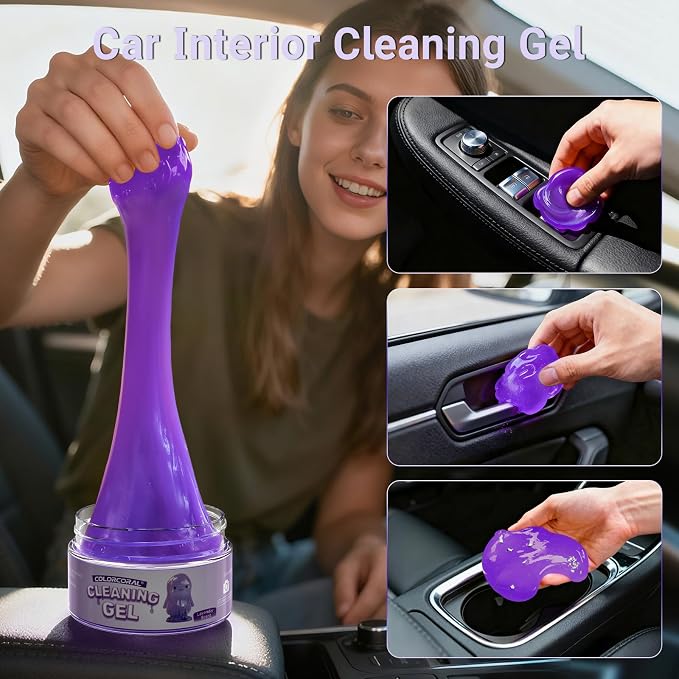 Car Cleaning Gel Reusable 2Pack