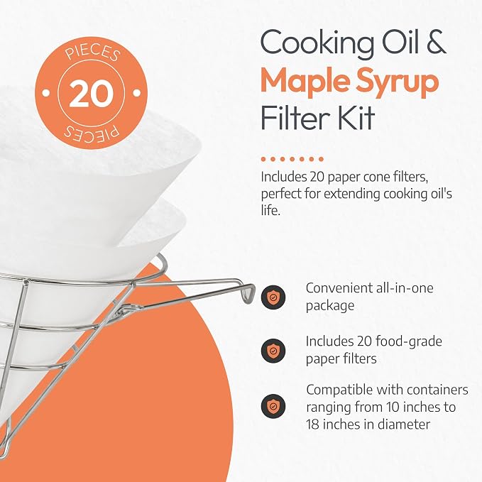 Cleaner Syrup, Better Filtration – Stainless Steel Cone Filter Holder