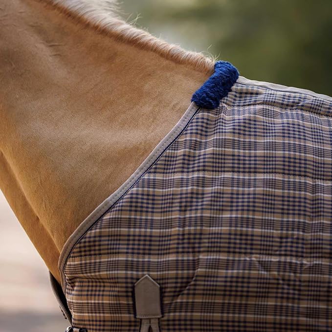 Country Pride Highland 1200D Lightweight Stable Blanket (60, Tan Plaid)