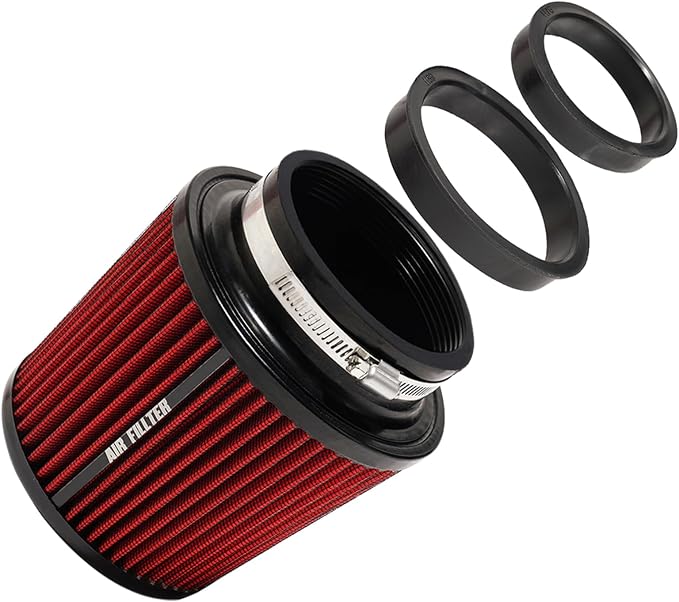 3" 3.5" 4" Inlet Car Replacement Cold Air Intake Filter 76mm 89mm 102mm 3 Sizes