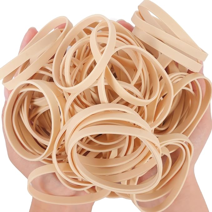 3-1/2" x 1/4'' - Size #64 - Rubber Band Depot - Everyday Rubber Bands, Business Bands - Approximately 40 Per Bag - 1/8 Pound Bag