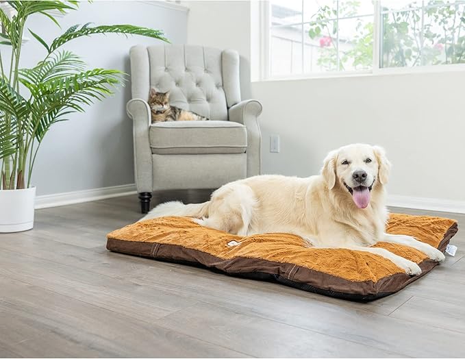 Armarkat Brown Pet Bed, 47-Inch by 36-Inch by 5-Inch