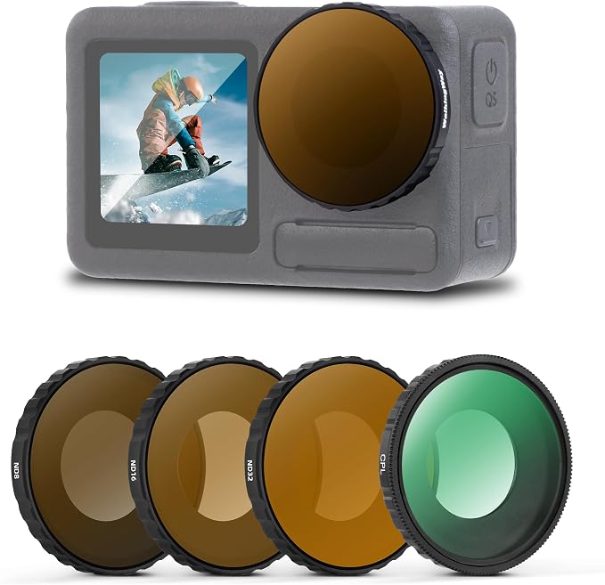 Walking Way Camera Lens Filters ND PL Set Compatible