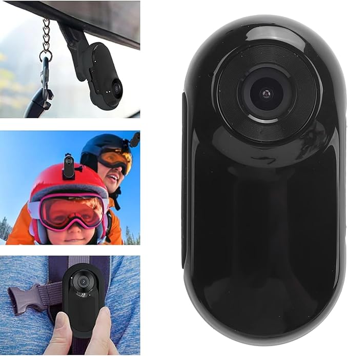 Cat Collar Camera, 1080P HD Pet Camera with Video Records, No Needed No APP, Dog Collar Camera for Indoor Outdoor Pet Supplies, 170° Wide Angle Lens, Lightweight Design