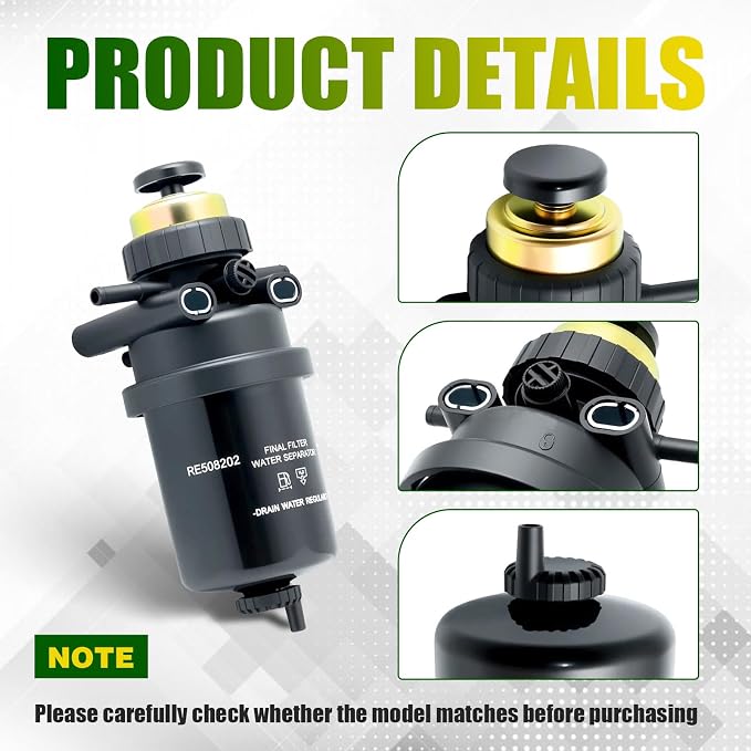 Fuel Filter Water Separator Assembly Compatible