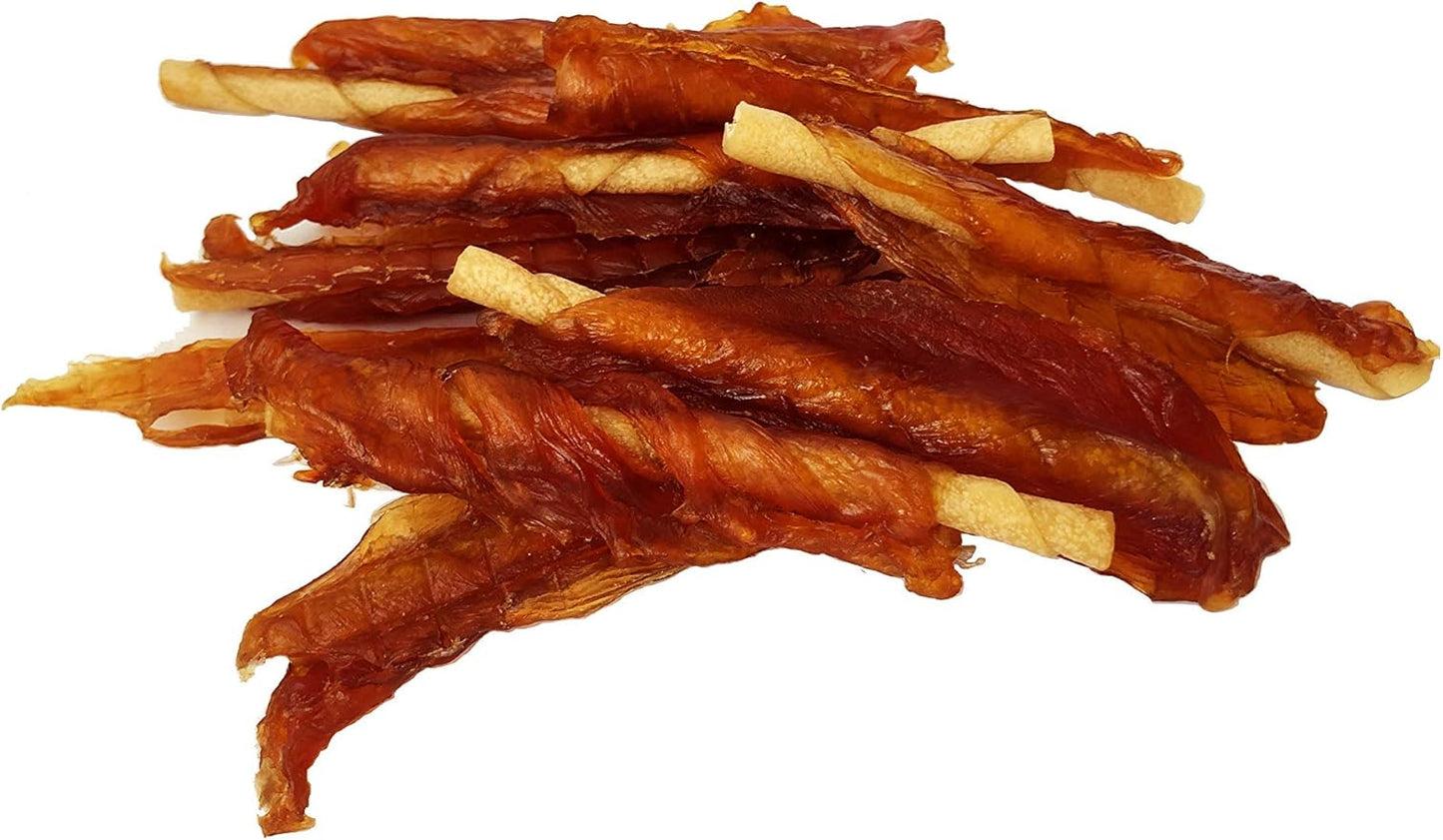 Rena's Recipe Chicken Fillet Sticks (8 Count) (7 oz) (Pack of 3) Rawhide Free Chicken Fillet Wrapped Chews with Glucosamine for Joint Health