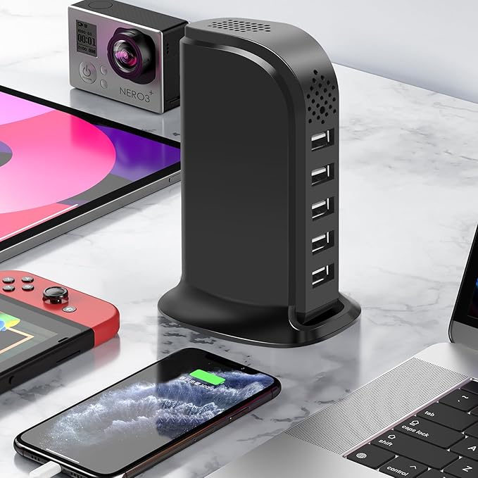 WiFi Pet Camera Wireless USB Charger Camera with Phone App, Home Security Nanny Cam Phone Charger with Motion Detection