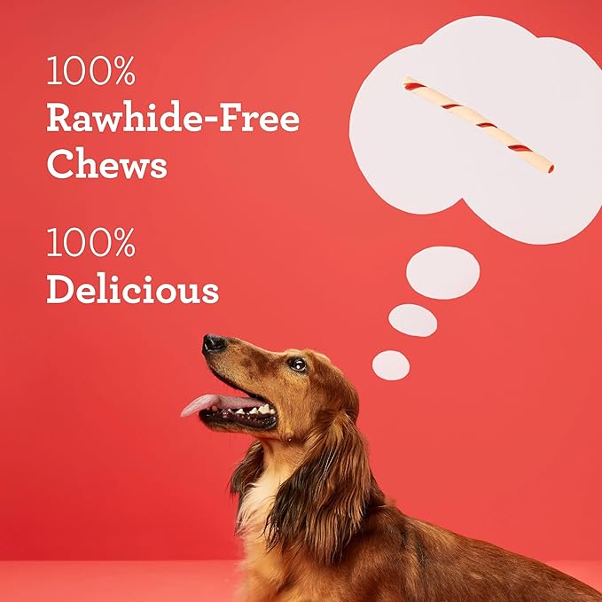DreamBone Twist Sticks, Made with Real Chicken, Rawhide-Free Chews for Dogs, 50 Count (3 Pack)
